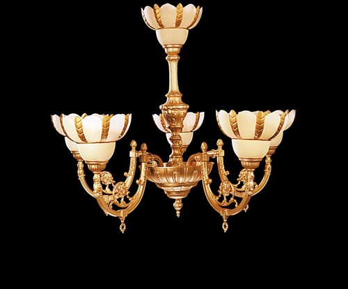 Lampadario classico ottone - classico,