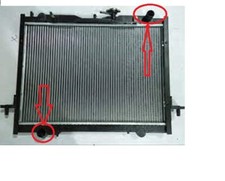 Radiatore Acqua Per Great Wall Steed hover  2.0 TDI ACQUA MOTORE RAFFREDDAMENTO 