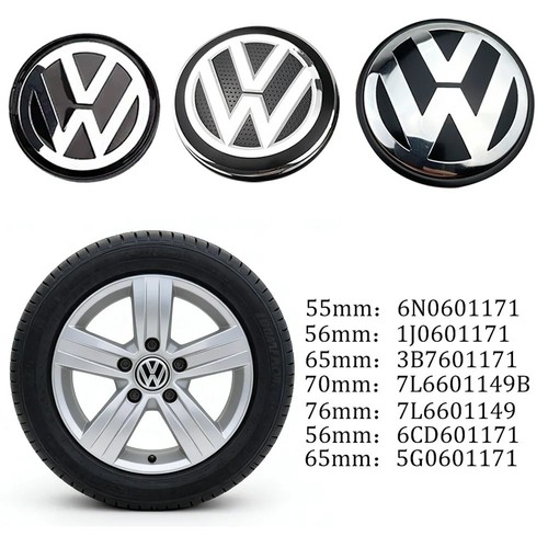 Tappi coprimozzi volkswagen - 4,