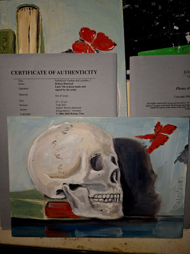 Olio memento mori - olio, mori/vanitas
