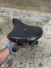 Sella vintage in pelle marrone Lepper Primus 