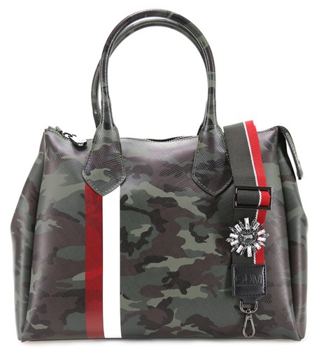 Borsa verde militare gum - verde, di
