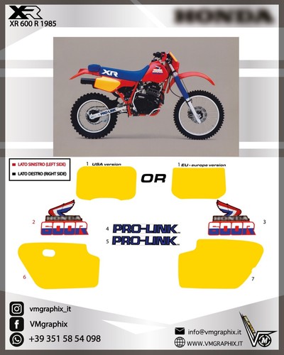 Adesivi 600 1985 xr - adesivi,
