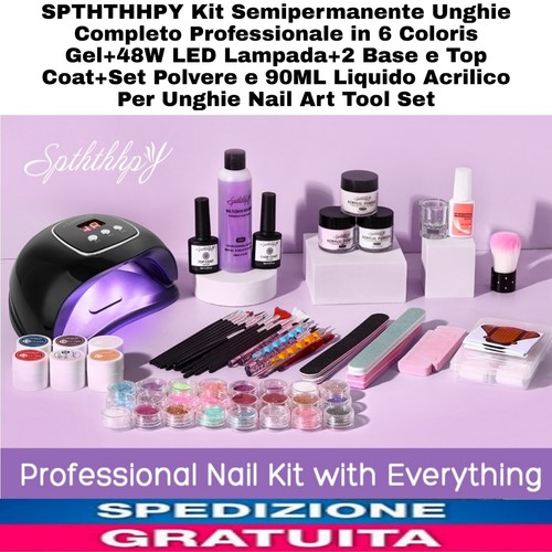 Kit semipermanente unghie - kit,
