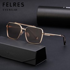 Occhiali da sole uomo donna quadrati moda guida outdoor paralume protezione UV