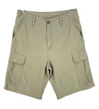 Pantaloni Corti Cargo Beige