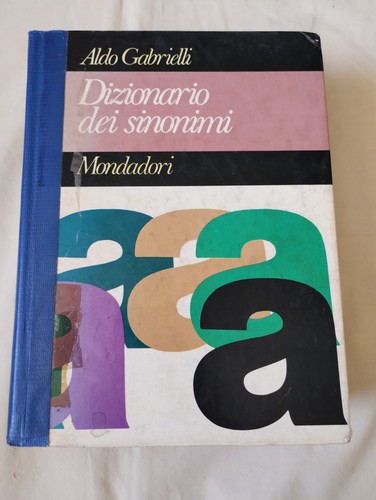 Libro dizionario dei - libro, sinonimi