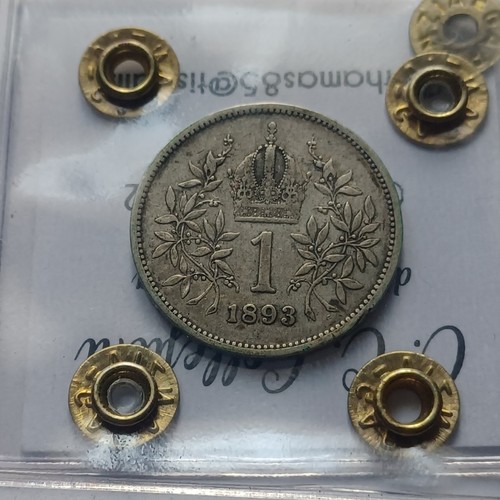 Silver coin corona ungheria - coin,