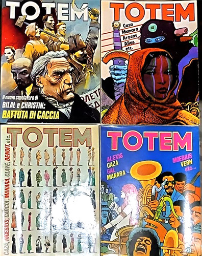 Rivista fumetti totem comic - totem,