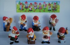 Kinder- Serie completa  Nani Artigiani 1992  +  ( Bpz ) cartina Top Top