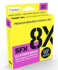 TRECCIATO SFX 8 CAPI TRECCIA NYLON DA PESCA FILO INTRECCIATO LENZA PESCA