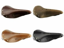 BROOKS B17 sella da uomo in pelle con nucleo sella da bicicletta invecchiata marrone antico miele nero