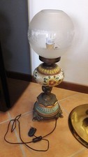 Lampada vintage ottone e