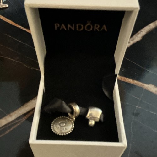 Pandora silver charm bead - pandora,