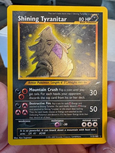 Shining tyranitar 113 - tyranitar, neo