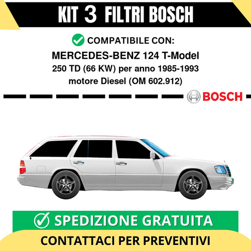 Kit bosch filtri tagliando - kit,