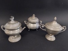 zuccheriera oggetti in peltro