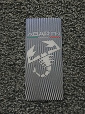 TUNING POGGIAPIEDE ACCIAIO FIAT PANDA GRANDE PUNTO 500 ABARTH EFFETTO CARBONIO