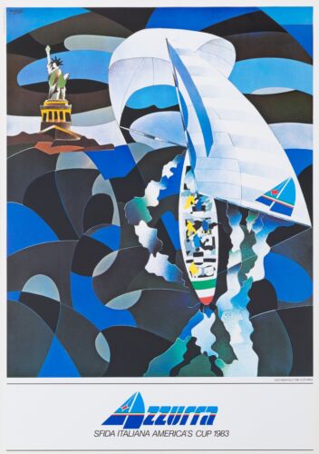 Ugo nespolo 1983 azzurra - 1983,