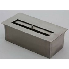 BRUCIATORE 1,6 lit FDB25 professionale acciaio inox per biocamino bio arredo bio