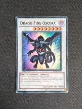 Yu Gi Oh Drago Fine Oscura RYMP-IT066 Holo Rare ModeratelyPlayed Vintage