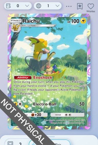 Pokemon tcg pocket raichu - pokemon,