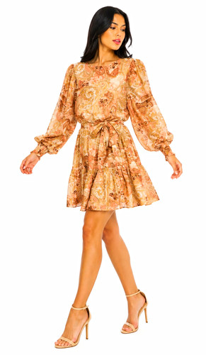 Mini abito donna paisley - mini,