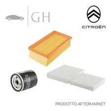 ECONOMY - KIT TAGLIANDO 3 FILTRI CITROEN C4 CACTUS 1.2 BENZINA