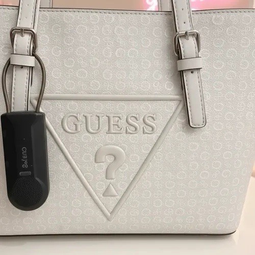 Borsa guess grigia con - borsa, logo