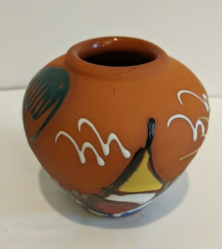 Vaso ceramica argilla smaltata