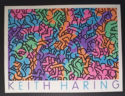 Poster keith haring people - poster, haring,