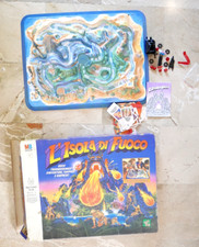 GIOCO DA TAVOLO VINTAGE ANNI 80 ANNI 90 1980 1990 IDEA REGALO L' ISOLA DI FUOCO