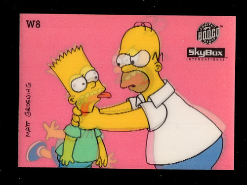 1994 skybox simpsons wiggle - skybox,