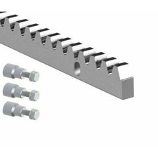 CREMAGLIERE IN ACCIAIO FERRO ZINCATO ZINCATA X CANCELLI SCORREVOLE 12X30