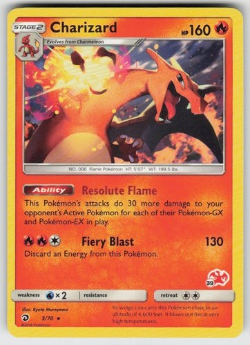 Ggc charizard 3 70 39 - 4, 3/70