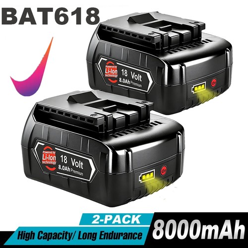 2pack 18v 0ah batteria di - batteria,