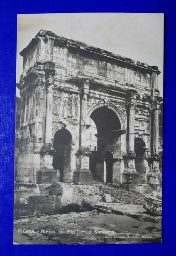 Cartolina foto antica - foto, roma