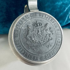 Vintage Glass Beer Stein