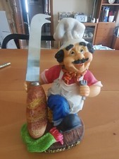 Porta-coltello da formaggio "Chef Italiano" in Ceramica dipinta a mano