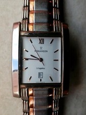  Orologio da polso "Romanson" Swiss 23K parzialmente placcato oro 3