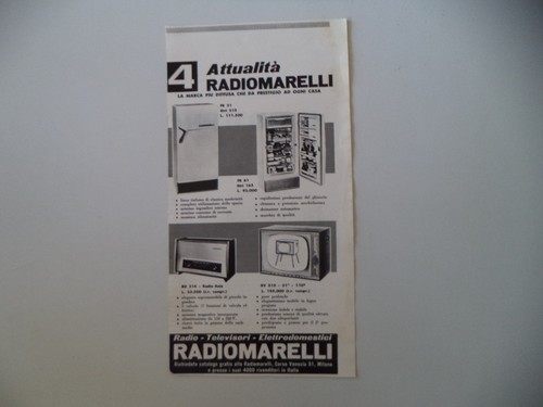 Advertising pubblicità 1960 - advertising,