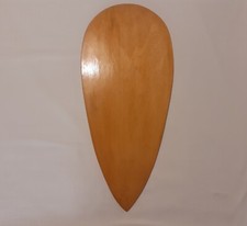 Scudo di legno per trofeo color rovere 50x23 - caccia, cervo, capriolo,cinghiale