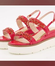 Sandali da donna rossi taglia