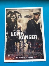 THE LONE RANGER - CARTOLINA FILM MINI LOCANDINA CIAK 2013 CM 10X14
