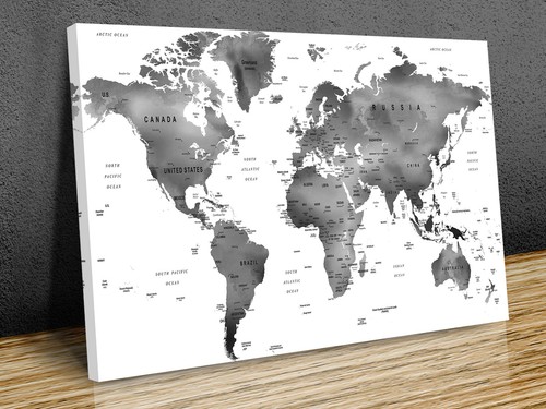 Classica mappa del mondo paesi - mappa,