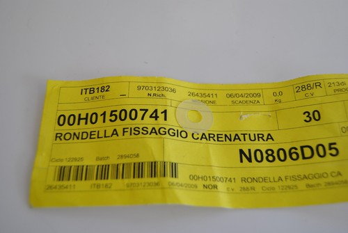 Rondella fanaleria impianto - rondella, fanaleria/impianto