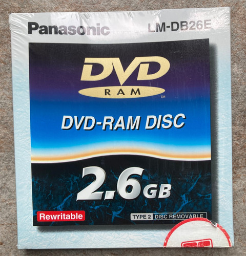 Panasonic dvd ram disc - ram,