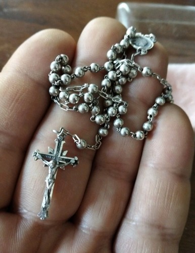 Bellissimo rosario argento - bellissimo, in