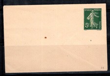 Francia 1907 Postale Stazionario 100% Mint 5 C, Busta,Seminatrice
