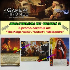 A GAME OF THRONES - 2019 PREMIUM KIT SEASON 3 - Outwit, Melisandre, King's Voice